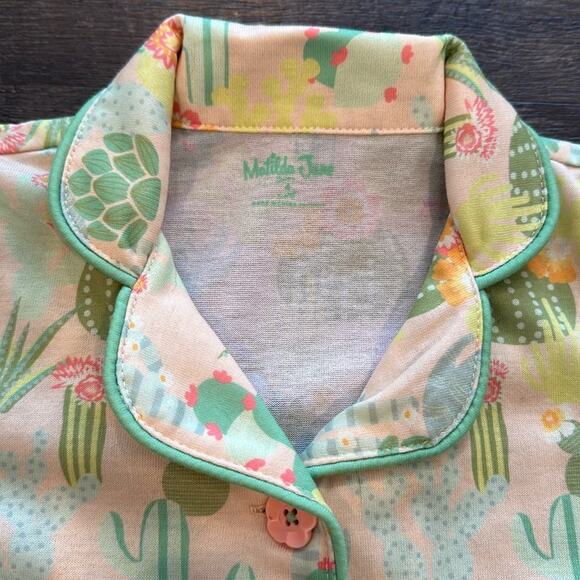 Matilda Jane size 4 Sleeping Cactus Pajama Set - Picture 2 of 10